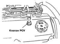  Система управляемой вентиляции картера (PCV) - общая информация,   проверка состояния и замена компонентов Mitsubishi Galant